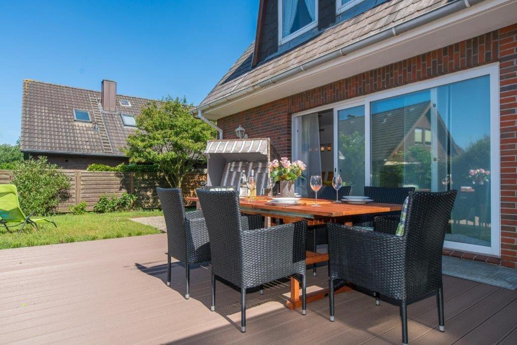 Ferienwohnung Blaue Huis Erdgeschoss Wenningstedt-Braderup Εξωτερικό φωτογραφία